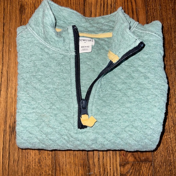 Crewcuts Teal Zip-Up Sweater - Picture 3 of 4